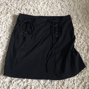 Laced up skirt